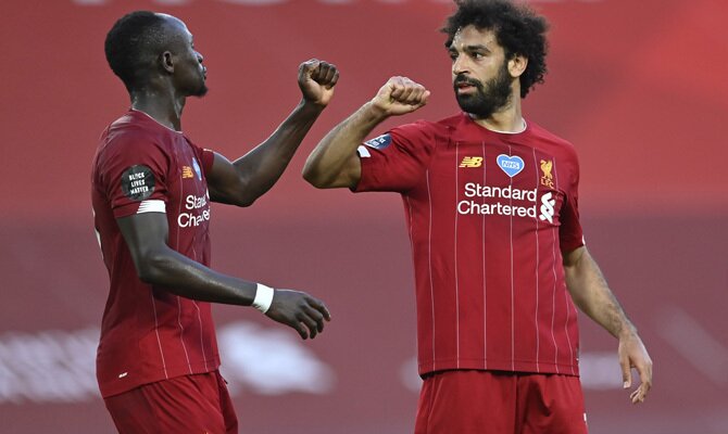 Manchester City vs Liverpool, Sané y Salah
