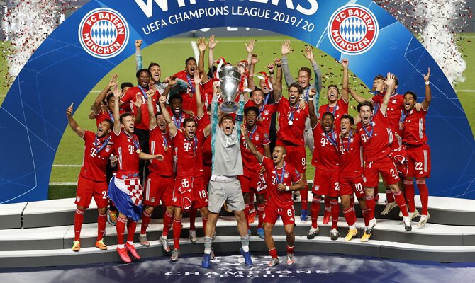 El Bayern Múnich levanta la Orejona, imagen que podría repetirse teniendo en cuenta que son los favoritos para ganar la Champions League 2020/2021