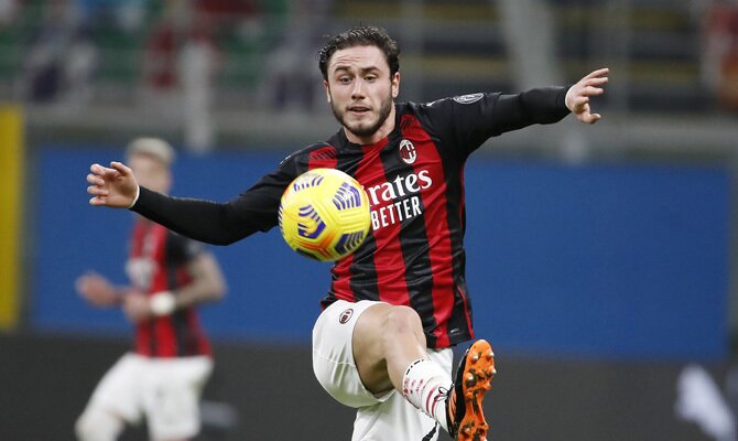 Davide Calabria Inter vs Milan