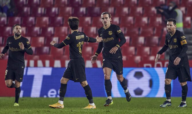 Antoine Griezmann está en forma y podrá ser fundamental en el Betis vs Barcelona