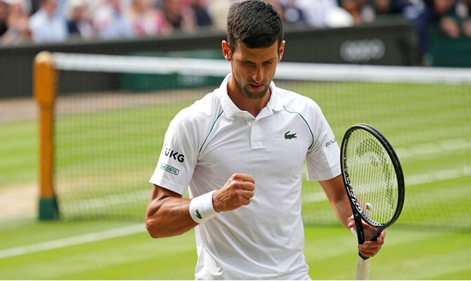 Novak Djokovic llega a Wimbledon con el cartel de favorito