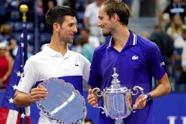 Daniil Medvedev y Novak Djokovic como finalistas del ultimo US Open