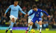 Mason Mount del Chelsea y Manuel Akanji del Manchester City