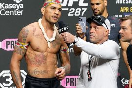 Joe Rogan entrevista a Alex Pereira previo a un evento de UFC