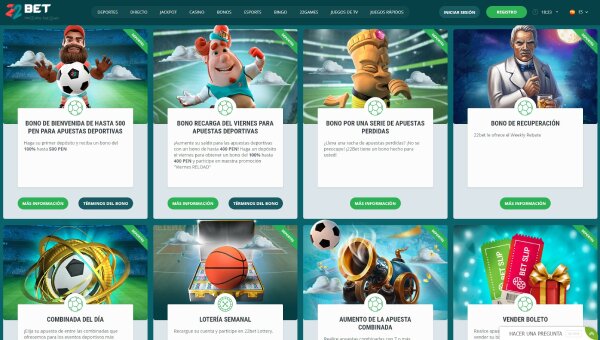 22Bet apuestas - Bono