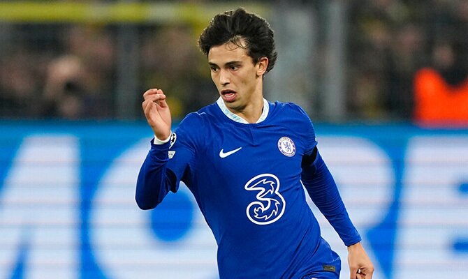 Joao Felix en partido del Chelsea por la UEFA Champions League