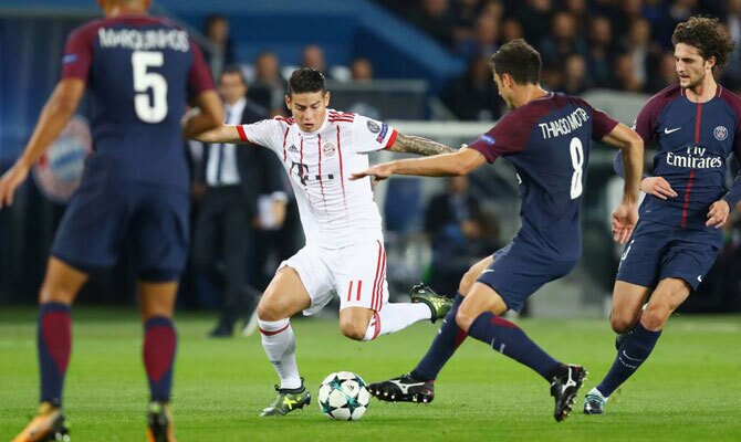 Bayern Múnich vs PSG – Análisis, cuotas y resultados del partido – 05/12/2017