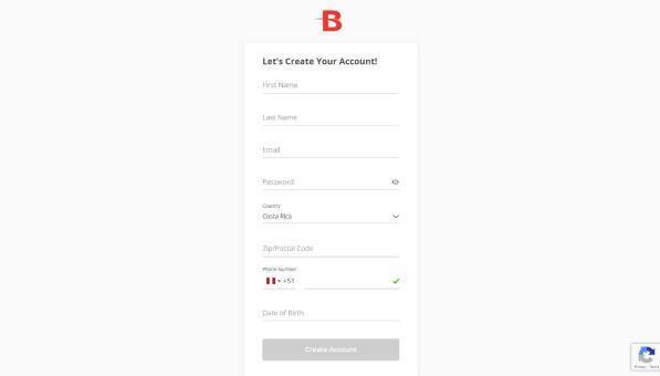 BetOnline apuestas - Registro