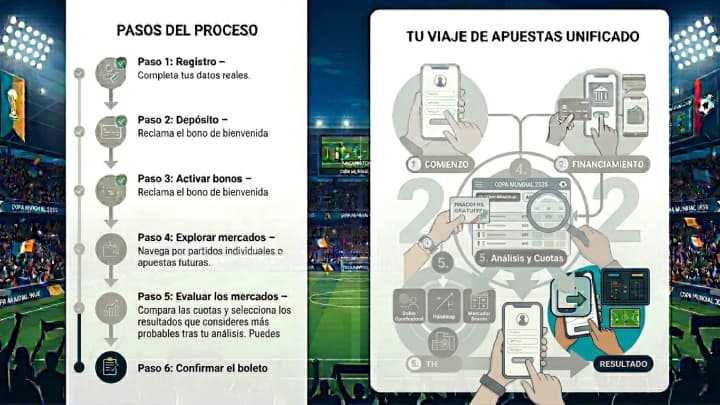 Confirmación del boleto de apuesta del Mundial