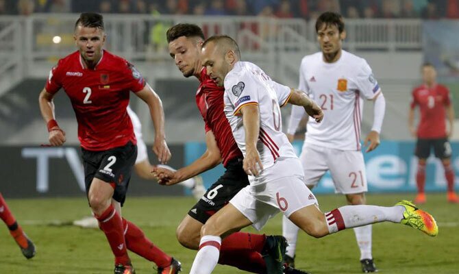 España vs Albania – Análisis, cuotas y resultados del partido – 06/10/2017