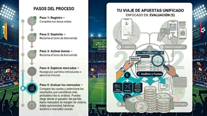 Comparación de cuotas y mercados del Mundial