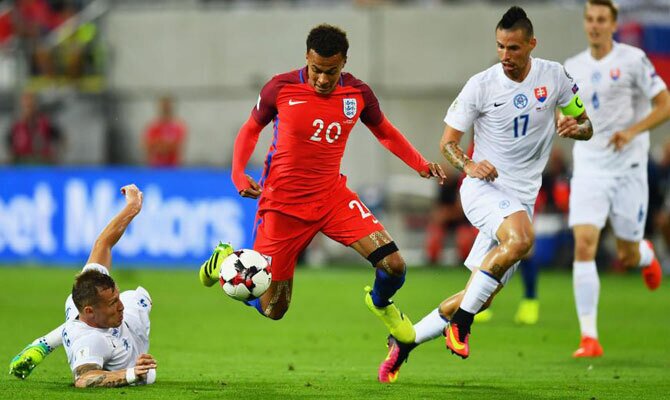 Inglaterra vs Eslovaquia – Análisis, cuotas y resultados del partido – 04/09/2017