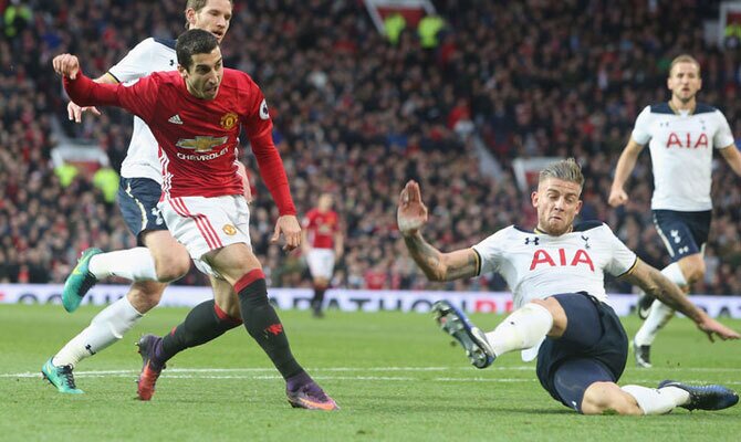 Manchester United vs Tottenham – Análisis, cuotas y resultados del partido – 28/10/2017